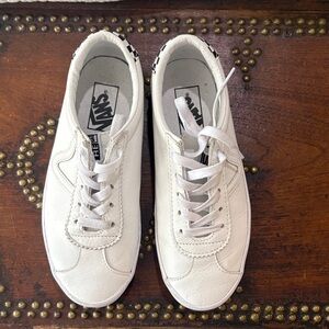 Vans Classic White Leather Sneakers